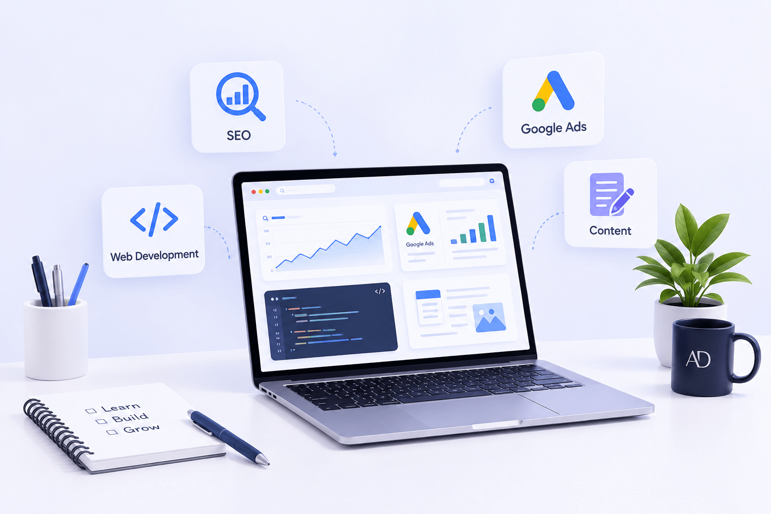 Abhishek Digital Skills - SEO, Marketing, Analytics and Web Development